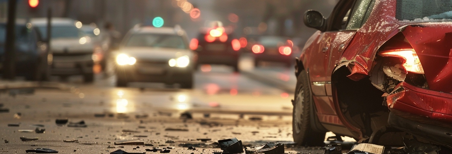 A car is a mess after a New Mexico hit and run crash