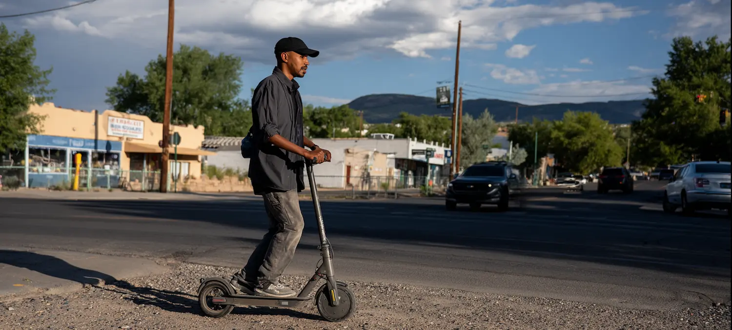 a new mexico e-scooter rider has no car insurance