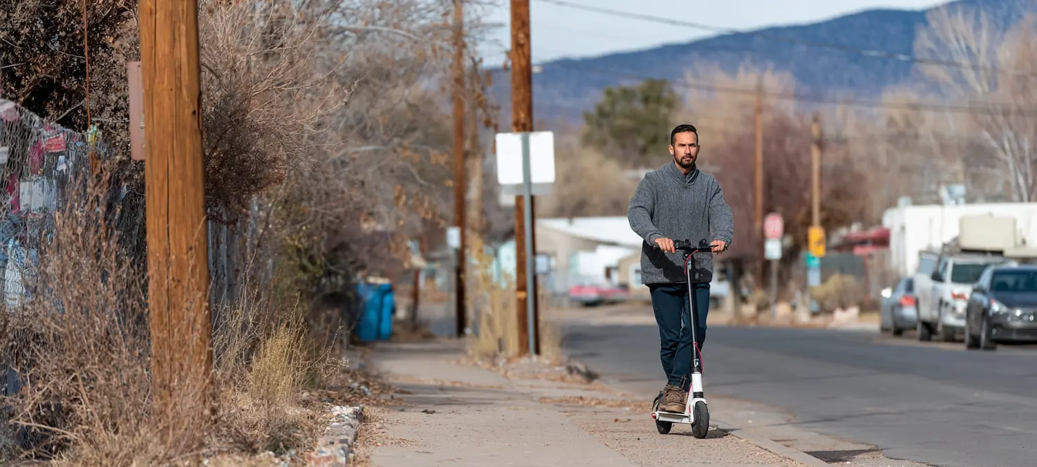an e-scooter rider in albuquerque is not protected by car insurance